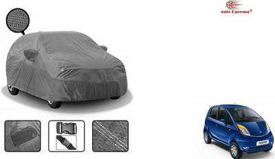 Auto Oprema Car Cover For Tata Nano (With Mirror Pockets)(Grey, For 2016, 2017, 2018, 2019, 2020, 2021, 2022 Models)