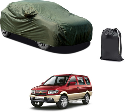 PAGORA Car Cover For Chevrolet Tavera (With Mirror Pockets)(Green)