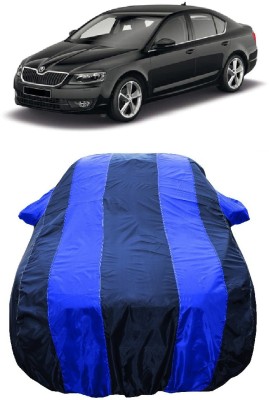 Wegather Car Cover For Skoda Octavia Elegance (With Mirror Pockets)(Blue)