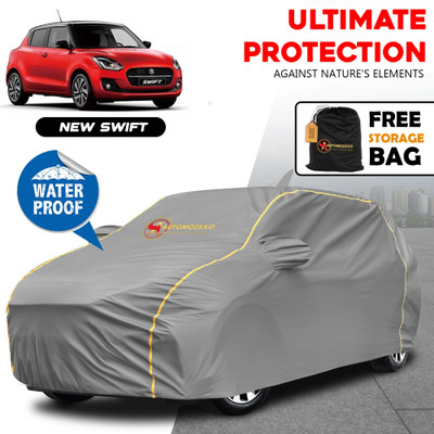 AUTOMOZEXO Car Cover For Maruti Swift, Swift AMT VDI, Swift AMT VXI, Swift AMT ZDI, Swift AMT ZXI (With Mirror Pockets)(Grey)