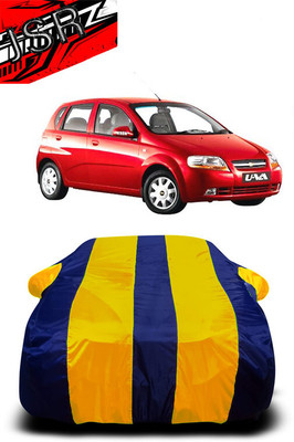 J S R Car Cover For Toyota UVA (With Mirror Pockets)(Yellow, Blue)
