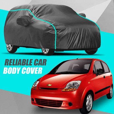 V VINTON Car Cover For Chevrolet Spark (With Mirror Pockets)(Multicolor)