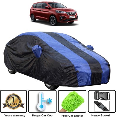 KushRoad Car Cover For Maruti Suzuki Ertiga (With Mirror Pockets)(Blue)