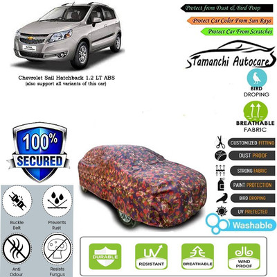 Tamanchi Autocare Car Cover For Chevrolet Sail Hatchback 1.2 LT ABS(Multicolor)