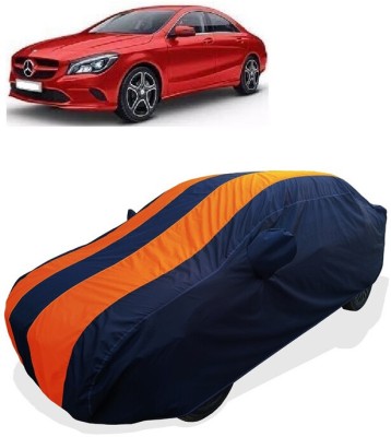 Coxtor Car Cover For Mercedes Benz CLA Urban Sport 200d Diesel (With Mirror Pockets)(Orange, Blue)