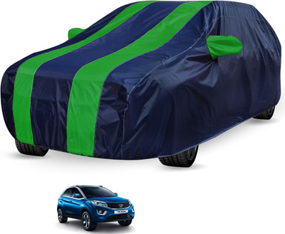 Auto Hub Car Cover For Tata Nexon (Without Mirror Pockets)(Blue, Green, For 2018 Models)