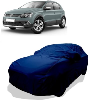 Coxtor Car Cover For Volkswagen Cross Polo 1.5 TDI (With Mirror Pockets)(Green)