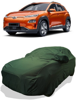 Coxtor Car Cover For Hyundai Kona Premium (With Mirror Pockets)(Green)
