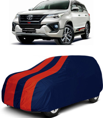 MoTRoX Car Cover For Toyota Fortuner (Without Mirror Pockets)(Red, Blue)