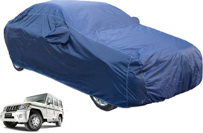 MOCKHE Car Cover For Mahindra Bolero (With Mirror Pockets)(Blue)