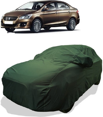 Coxtor Car Cover For Maruti Suzuki Ciaz AT VXi Plus (With Mirror Pockets)(Gold)