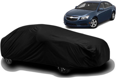 AXLOZ Car Cover For Chevrolet Cruze (With Mirror Pockets)(Black)