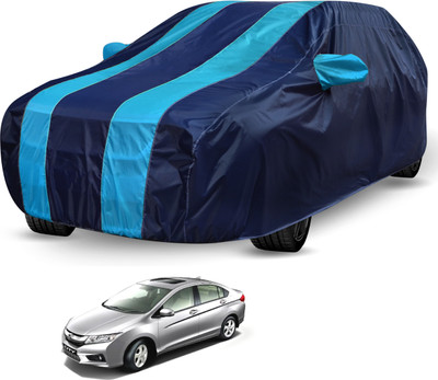 Auto Hub Car Cover For Honda City i-Dtec (With Mirror Pockets)(Blue, Blue)
