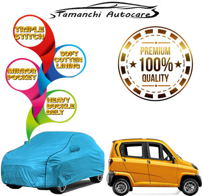 Tamanchi Autocare Car Cover For Hyundai Santro Xing (With Mirror Pockets)(Blue)