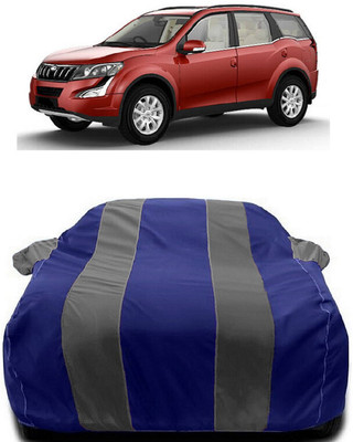 Autoprime Car Cover For Mahindra XUV500 W10 AWD (With Mirror Pockets)(Grey, Blue)