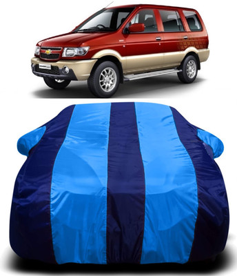 R Rayvin Star Car Cover For Chevrolet Tavera (With Mirror Pockets)(Multicolor)