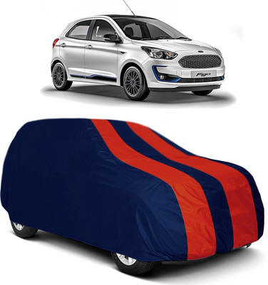MoTRoX Car Cover For Ford Figo (Without Mirror Pockets)(Red, Blue)