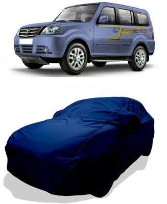 Coxtor Car Cover For Tata Sumo Grande (With Mirror Pockets)(Blue)