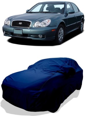 Coxtor Car Cover For Hyundai Sonata 2.7i (With Mirror Pockets)(Blue)