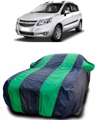 DIGGU Car Cover For Chevrolet Sail Hatchback 1.2 LT ABS (With Mirror Pockets)(Green, Blue)