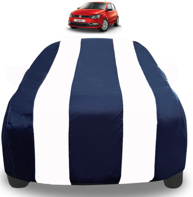 Auto Hub Car Cover For Volkswagen Polo GT (With Mirror Pockets)(White)