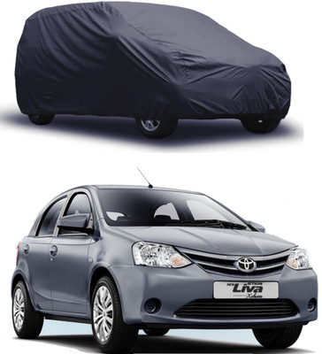 ROYAL AUTO MART Car Cover For Toyota Etios Liva (Without Mirror Pockets)(Grey)