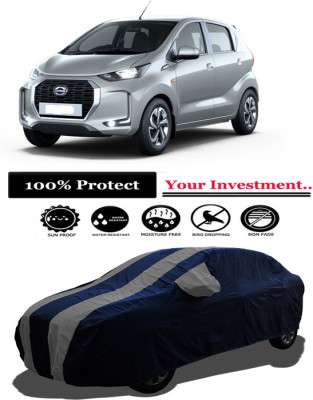 Amexride Car Cover For Datsun Redi-Go D Petrol (With Mirror Pockets)(Grey)