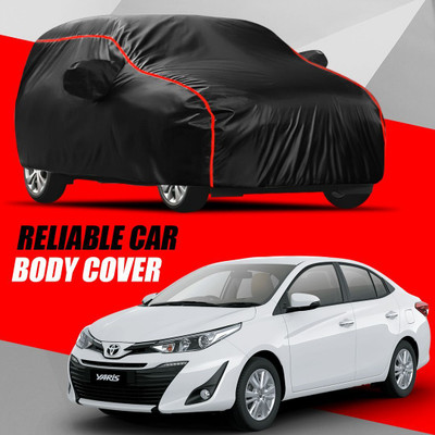 S Shine Max Car Cover For Toyota Yaris (With Mirror Pockets)(Multicolor)