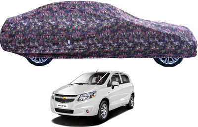 MOCKHE Car Cover For Chevrolet Sail UVA (With Mirror Pockets)(Green)