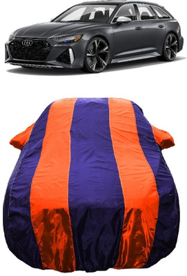 Wegather Car Cover For Audi RS6 (With Mirror Pockets)(Orange)