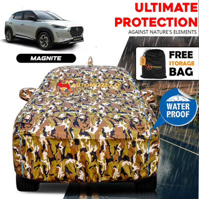 AUTOMOZEXO Car Cover For Nissan Magnite (With Mirror Pockets)(Multicolor)