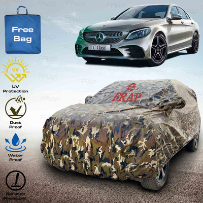 Frap Car Cover For Mercedes Benz C220 (With Mirror Pockets)(Multicolor, Red)