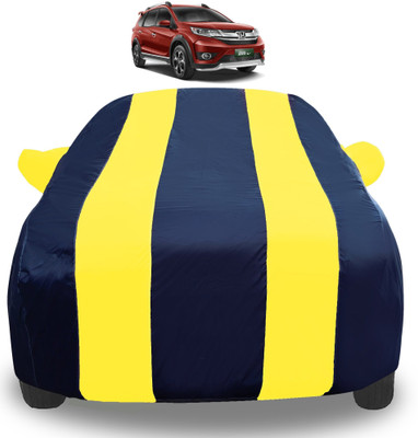 Auto Hub Car Cover For Honda BR-V (With Mirror Pockets)(Yellow)
