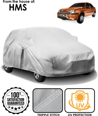 HMS Car Cover For Ford Ikon (With Mirror Pockets)(Silver)