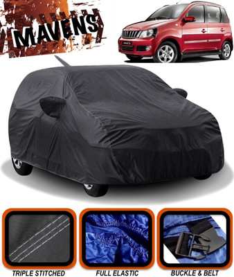 MAVENS Car Cover For Mahindra Quanto (With Mirror Pockets)(Black)