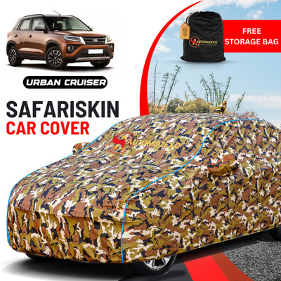 AUTOMOZEXO Car Cover For Toyota Urban Cruiser (With Mirror Pockets)(Multicolor)
