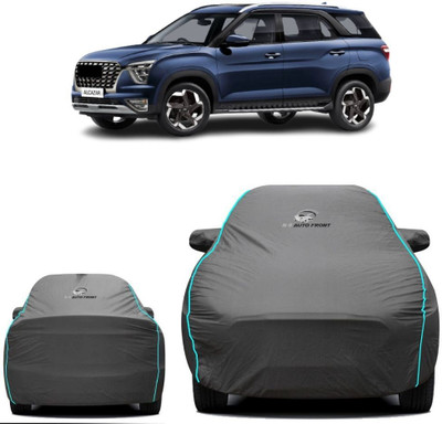NG Auto Front Car Cover For Hyundai Alcazar(Grey, Blue)