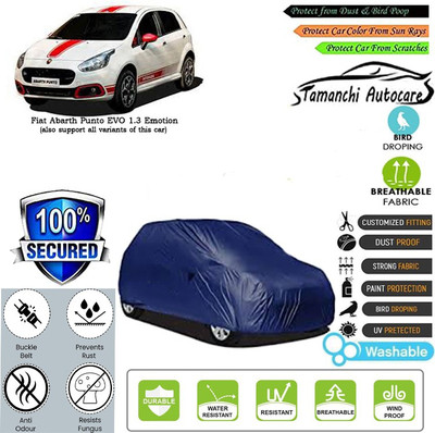 Tamanchi Autocare Car Cover For Fiat Abarth Punto EVO 1.3 Emotion(Blue)
