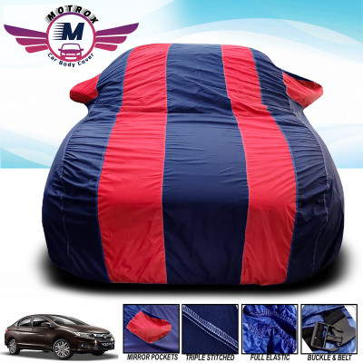 MoTRoX Car Cover For Nissan Evalia (With Mirror Pockets)(Red, Blue)