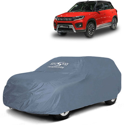 Kingsway Car Cover For Maruti Suzuki Vitara Brezza (Without Mirror Pockets)(Grey, For 2020, 2021, 2022 Models)