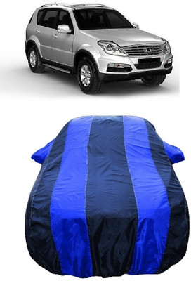 Wegather Car Cover For Mahindra SsangYong Rexton RX7 (With Mirror Pockets)(Blue)