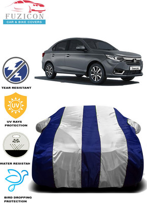 FUZICON Car Cover For Honda Amaze SX i-VTEC(White, Blue)