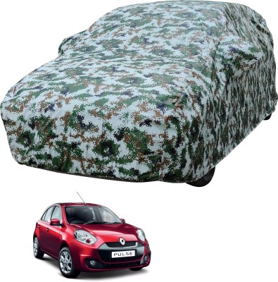 Auto Hub Car Cover For Renault Pulse (With Mirror Pockets)(Multicolor)