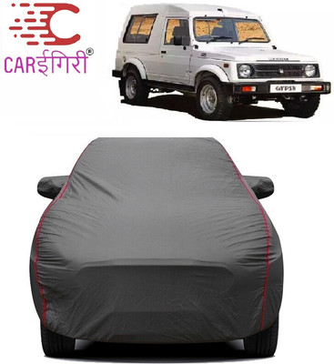 Carigiri Car Cover For Maruti Suzuki Gypsy (With Mirror Pockets)(Grey)