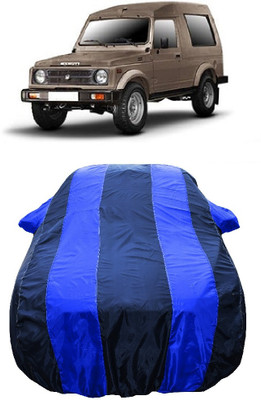 Wegather Car Cover For Maruti Suzuki Gypsy 1000 (With Mirror Pockets)(Blue)