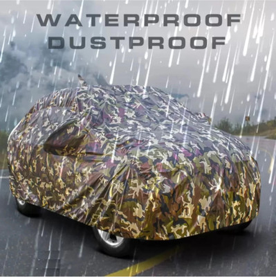 J S R Car Cover For Maruti Suzuki Gypsy (Without Mirror Pockets)(Multicolor)