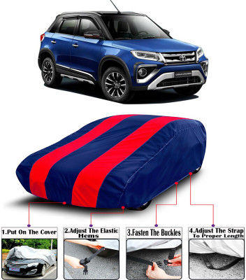 RWT Car Cover For Toyota Urban Cruiser (With Mirror Pockets)(Red, Blue)