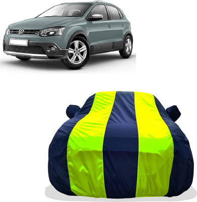 Tricway Car Cover For Volkswagen Cross Polo 1.5 TDI (With Mirror Pockets)(Yellow)