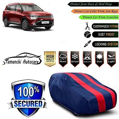 Tamanchi Autocare Car Cover For Kia Carens(Red, Blue)