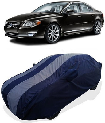 QLAX Car Cover For Maruti S80 (With Mirror Pockets)(Grey)